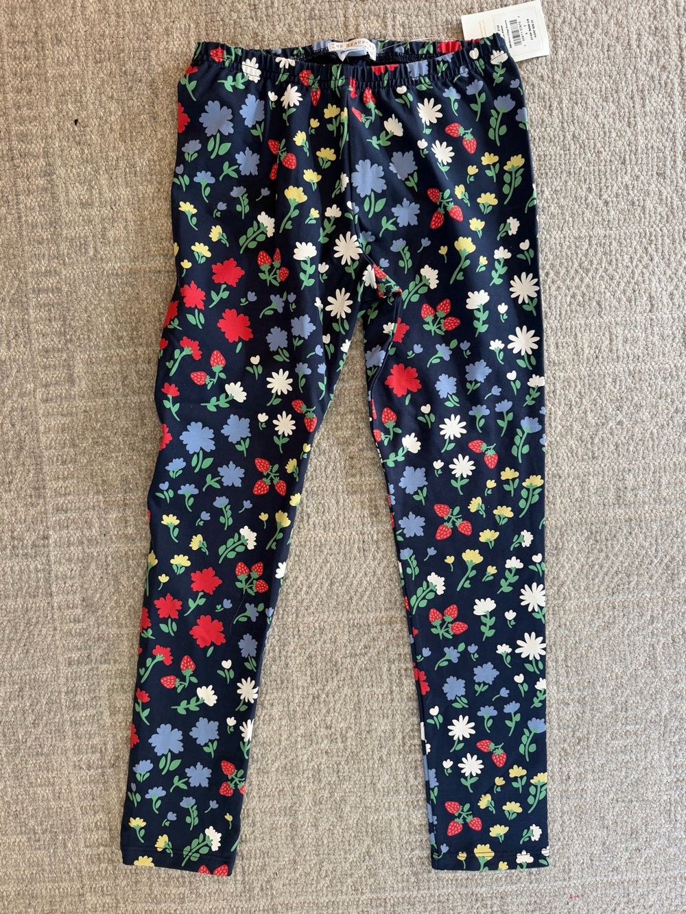 NWT TBBC Beaufort Bonnet Company Girls Mitzy Sue Berry Vintage Blooms Leggings 9